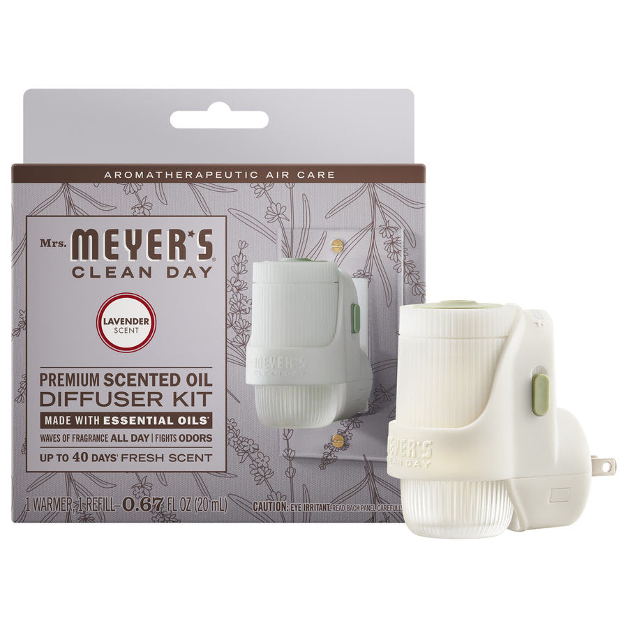 2c594afc-b4bd-5ec0-847b-ec1429146820.jpg Lavender Plug In Scented Oil Warmer With Refill - Image 1