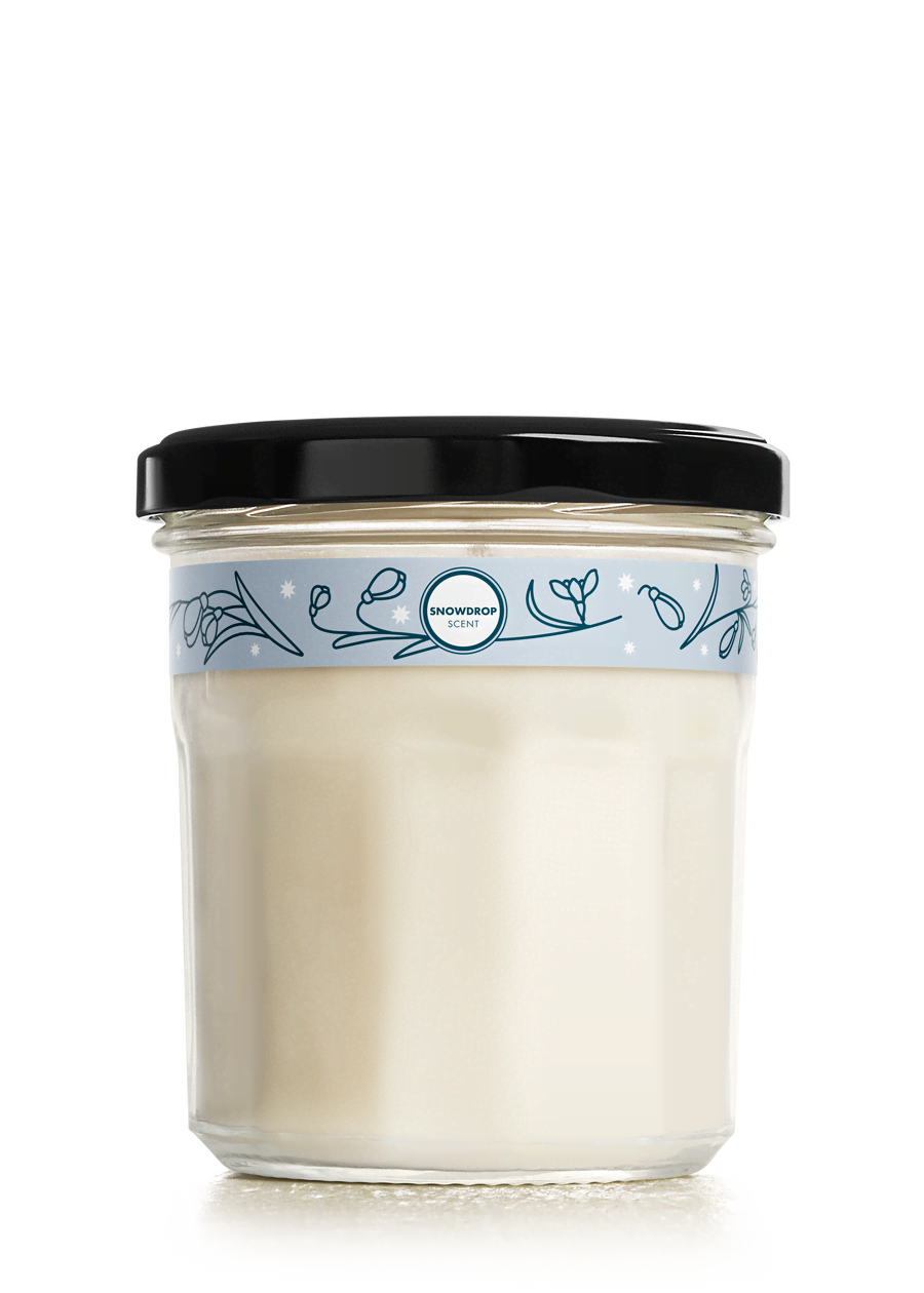 8404404a-042d-55fb-af9d-1095567a4a21.png Snowdrop Soy Candle Large - Image 1